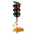 黑龙江红绿灯倒计时箭头灯300道路太阳能交通信号灯警示灯可升降 30012可升降高配箭头灯120瓦