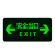 卡英 夜光指示贴 荧光标识地贴 安全出口箭头 标识贴纸警示牌 安全出口左右双向