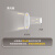 松下（Panasonic）防眩筒灯嵌入式高显色金属铝客厅筒灯 7瓦6500K 开孔75-80mm