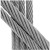 牵跃 镀锌钢丝绳 起重钢丝缆绳牵引绳  防锈镀锌钢丝 银白色 单位：米  6mm 