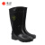 莱尔 SP专用靴厨房卫生靴男女款水鞋高筒耐酸耐碱防滑耐油雨鞋黑色 41