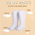 耀王防水防油防耐酸碱雨靴清洁卫生靴实验室雨鞋 白色EVA棉 40 