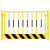 定制工地基坑护栏网道路工程施工警示围栏建筑定型化临边防护栏杆 1.2米*2米/7kg 黄黑 网片