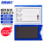 海斯迪克 磁性标签 仓库标识牌货架标识卡物料卡 蓝色4*7软磁 HKQL-126
