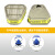 百安达硅胶防毒面罩滤毒盒3315防酸性气体或蒸气P-E-1化工冶炼