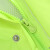 久匀 长款雨衣外套成人防暴雨反光雨衣 保安物业保洁救援巡逻 双条荧光绿长款+帽檐 XXXL码(180-185)