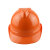 汉盾 HD-HT28 V型ABS透气型安全帽 带透气孔 新旋钮帽衬 Y型下颚带 橙色