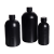 黑色小口塑料瓶密封瓶包装瓶化工试剂瓶避光瓶遮光瓶带内盖250ml 500ml 1000ml带刻度无刻 100ml 带刻度