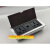 桌面多媒体插座隐藏嵌入式信息盒 USB会议办公桌面板多功能接线盒 WS02  2电1USB  拉丝黑