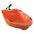 素界  应急救援双层pe坚固船塑料船  加厚塑胶船  2.7米+12伏58磅电动
