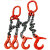 川工聚惠 双链组合吊索具 自锁安全钩 6吨2米/双链