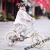 永久（FOREVER）儿童自行车牌儿童自行车男女小孩公主款14-18寸幼儿脚踏单车带辅 灰色 14英寸 x 单速