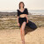 MAZA HONGUAN 玛萨皇冠泳衣女士性感泳装罩裙三件套装海边度假风比基尼感游泳衣温泉 黑色 M