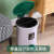 脚踩式垃圾桶家用客厅厨房卧室厕所大号带盖脚踏双桶收纳圆形纸篓 经典绿20升(型号k003）