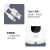 海斯迪克 自动泡沫洗手机 洗手间浴室皂液器 红外感应皂液机 S1挂壁(象牙白)+蓝色-海洋味1片 HZL-16