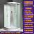 定制整体淋浴房一体式弧扇形玻璃门浴室家用洗澡沐浴房卫生间简易 白后背09x09x10 含蒸汽