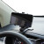 QGEY手机车载支架中控仪表台后视镜多功能创意汽车内用导航支撑架 白色720度可旋转+300%超稳固