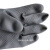 耐酸碱加厚耐磨化工劳保橡胶手套黑色加长防滑防水工业防 米白色36公分A-1 威蝶 XXL