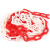 路锥配件 雪糕筒配件链条 塑料反光方锥连接链条  单位：条 红白25米
