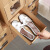 冰禹 抽屉式收纳鞋盒 鞋子包装盒透明可视 牛皮纸盒 32*53.5*14.5cm 长靴款 BYT-169