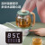 小熊（Bear）迷你养生杯养生壶煮茶器  办公室家用便携恒温烧水壶小型花茶壶 0.8L YSH-C08T1 绿色