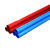 带直接线管扩口穿线管带大小头pvc电线管红蓝pvc线管新款162 扩口带直接四分白色20*1.6m