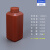 密封塑料瓶500mlg小口方瓶水剂pe样品分装瓶化工液体瓶250毫升克1 250ml-小口方瓶-浅棕色 加 默认