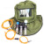 定制供气式防毒面具面罩全面罩喷漆喷塑化工化学打磨防粉尘披肩防尘帽 A1+AFBM套件