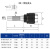 京览 一体式自紧钻夹头刀柄 APU13 APU16 炮塔铣床R8柄直柄C20莫氏刀柄 MT4-APU13经典款 