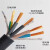 博诺格yz橡胶电缆线2 3 4 5芯1.5 2.5 4 6平方软电缆国标铜芯电线护套线 YZ 2X1 50m
