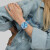 斯沃琪（Swatch）瑞士手表 ESSENTIALS 冰蓝流转 夜光蓝盘时尚石英表 SB07S115