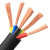 RVV电缆线3芯1.5/2.5/4/6/10/16平方户外护套线2芯电源线定制 100m 2芯 x 0.5平方毫米