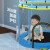矢向儿童蹦蹦床3-10岁 室内带护网蹦蹦床健身弹簧床弹跳床带护网 直径140厘米 蓝色