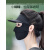 LFX/蕉下夏季防晒口罩女连帽子一体脸基尼冰丝遮全脸面罩防护脸罩 口罩款一深灰色 UPF50+ 可阻隔99