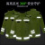 鸣固 反光雨衣加绒 加厚反光羽绒防寒服 可拆卸羽绒内胆 绿色3XL MG-ST-1519