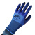 牛郎星加厚耐磨浸胶点防滑水耐油新款PVC888钢筋工地劳 蓝色 6双 点珠P888浸胶手套