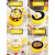 百春宝蛋饺专用锅全自动断电不粘锅煎蛋煮鸡蛋包饺子的早餐机做蛋卷 (黄色)单层套装+蛋模具 0cm