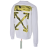 OFF-WHITE背面黄色箭头印花宽松版男士卫衣OMBA025F19E300100160 白色 XS