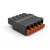 易联购2.54间距联捷插拔式接线端子PCB阻燃印刷电路板连接器直针带法兰LC8M+LZ8V-5P