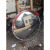 镀锌钢板背面)不锈钢反光镜凸面镜球面镜不锈钢转弯镜广角镜 直径76厘米