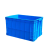 ABDT厚塑料周转箱带盖红黄蓝绿箱长方形塑胶箱食品转运盒收纳整理篮 500220箱 红色