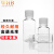 WHB卧宏生物细胞培养基瓶密封透气盖方形PET血清瓶TC处理无菌带刻度透明试剂瓶60ml-1000m 500ml 斜口方瓶-无菌-25个/包