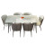 慕思（de RUCCI）意式德利丰岩板餐桌椅简约现代轻奢高端小户型家用佛山家具 1.2米*0.7米餐桌