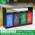 户外垃圾桶不锈钢大号环卫果皮箱小区公园景区室外分类双桶垃圾箱 四分类