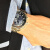 西铁城（CITIZEN）光动能深蓝表盘多局电波商务钢带男士手表 AT9031-52L