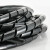 稳斯坦 PE塑料缠绕管包线管 线束缠绕管 4mm黑色 20米/包 WJL73