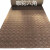 七彩阁 防滑满铺地垫商用楼梯走廊整铺条纹地毯  1米宽 单位：米	黑红六角提花（约5毫米）