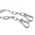 赫思迪格304不锈钢户外3mm粗链条晾衣绳 304链条8m+2个弹簧扣 HHW-1003 304链条2m+2个弹簧扣