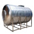 304不锈钢水箱卧式储水罐水塔平放加厚太阳能楼顶厨房蓄水桶 0.8吨