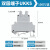铜件UK2.5B 3N 5N 6N 10N电压导轨式接线端子排2.5MM平方整盒UK 双层UKK5(100只)